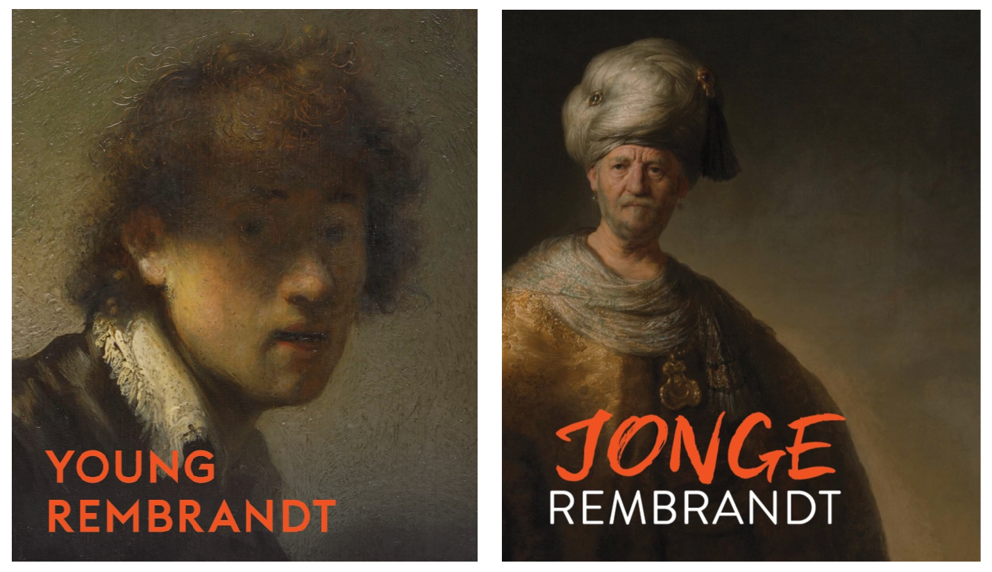 Dutch and English cover of Young Rembrant